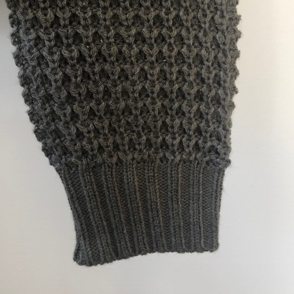 DONATED NastyGal/Mustard Seed Olive Cropped Sweater - Picture 5 of 6